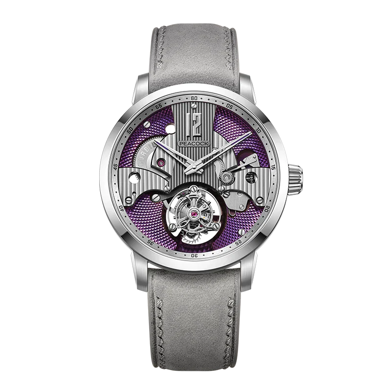 Peacock Witness Hand-Made Guilloché Tourbillon