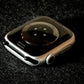 Crocodile-style leather Apple Watch strap