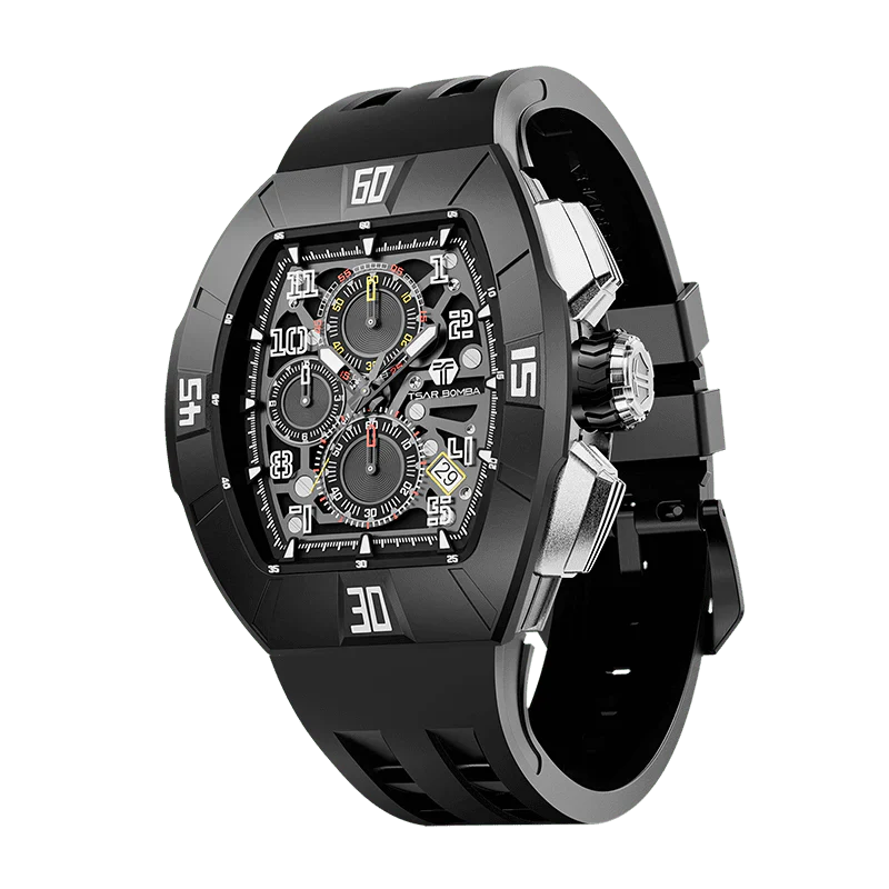 Atomic-Interchangeable Chronograph Fluorubber 