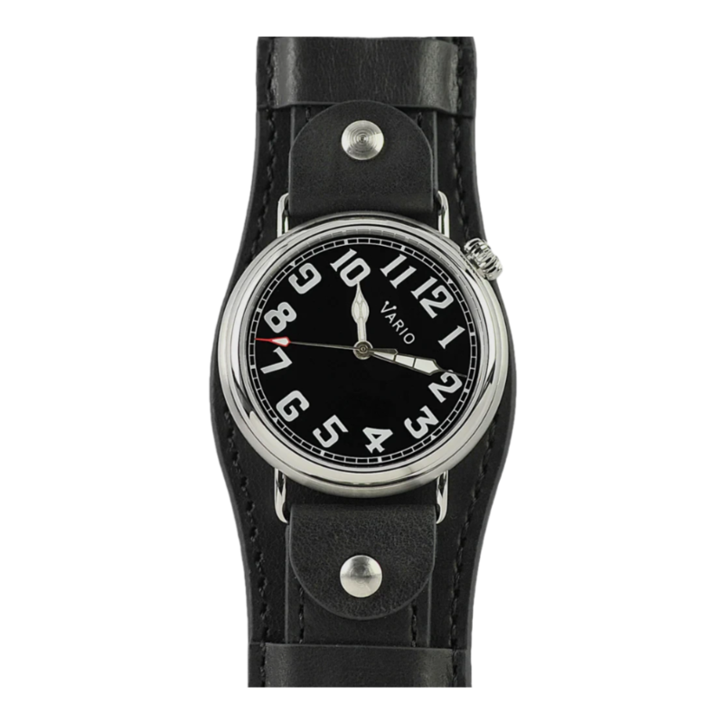 Vario 1918 Pilot Black Dial with White Lume Watch