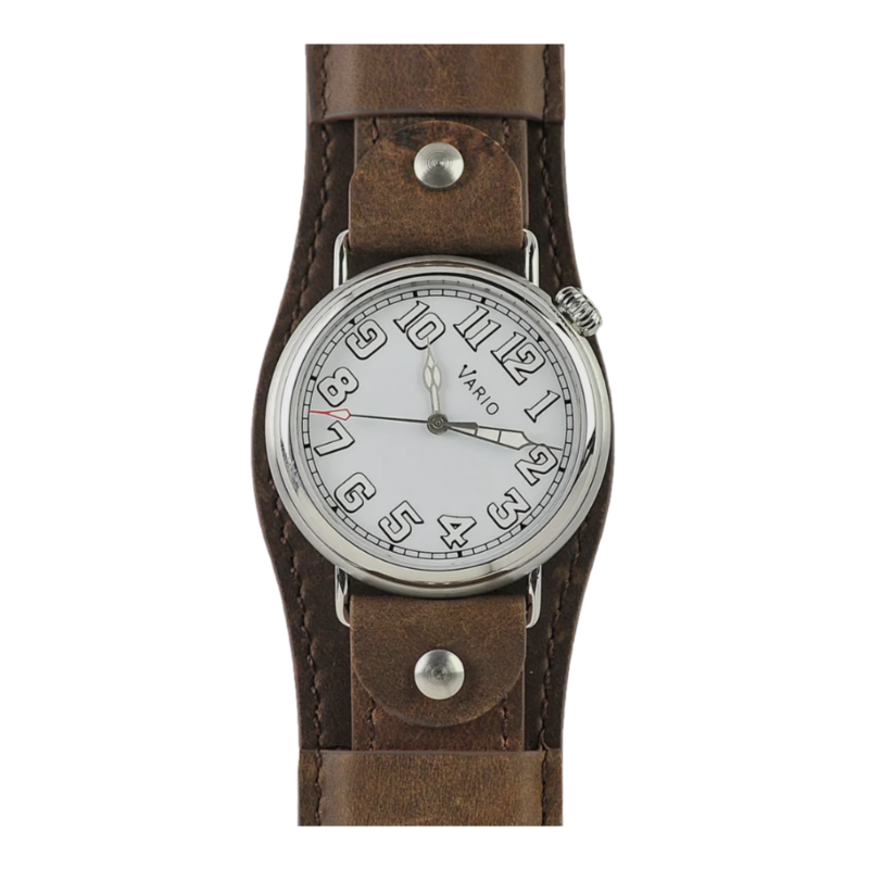 Vario 1918 Pilot White Dial with White Lume Watch