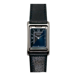 Vario VERSA Reversible Dual Time Gunmetal-Blue Watch