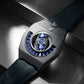 Dark green leather strap for manta ray MANTA-X