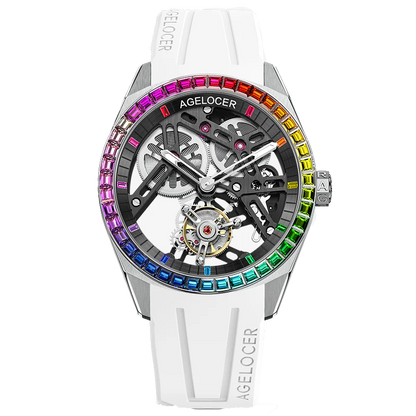 Agelocer Tourbillon Diamond Rainbow 