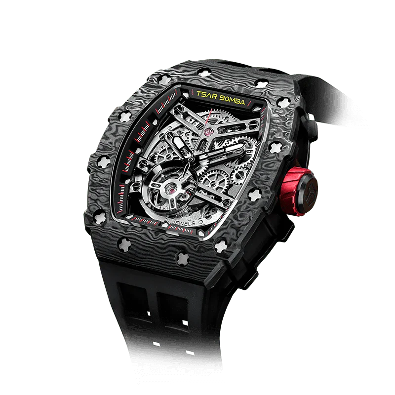 PreviousNext Carbon Fiber Automatic Watch TB8208CF 