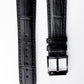 Behrens Black Alligator Leather Strap Classic Collection
