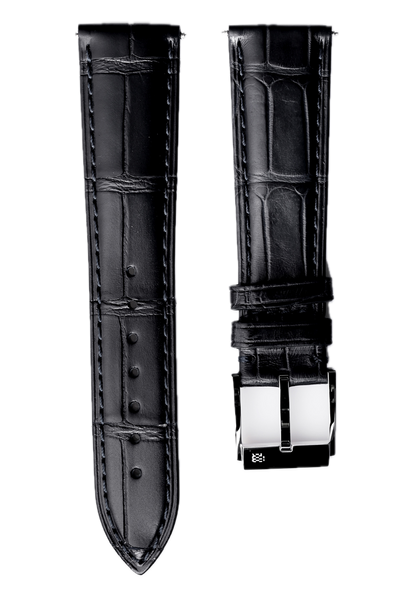 Behrens Black Alligator Leather Strap Classic Collection