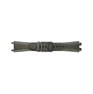 Gray leather bracelet for MANTA-X manta ray