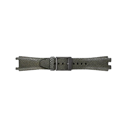 Gray leather bracelet for MANTA-X manta ray