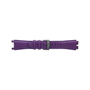 Purple cowhide leather strap for MANTA-X