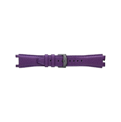 Purple cowhide leather strap for MANTA-X