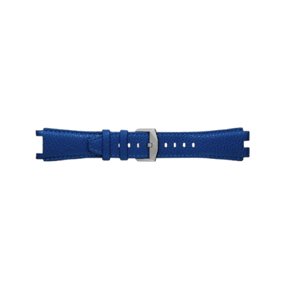Blue cowhide leather strap for MANTA-X
