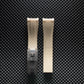 Rubber strap with folding clasp