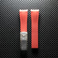 Rubber strap with folding clasp