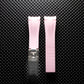 Rubber strap with folding clasp