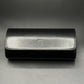 Black leather watch case