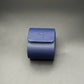 Blue leather watch case