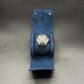 Blue leather watch case