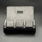 Black leather watch case