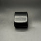 Black leather watch case