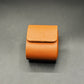 Brown leather watch case