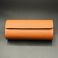 Brown leather watch case