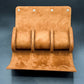 Brown leather watch case
