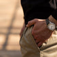 Vario 1945 A-11S Heron White Solar Quartz Field Watch