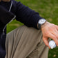 Vario 1945 A-11S Heron White Solar Quartz Field Watch