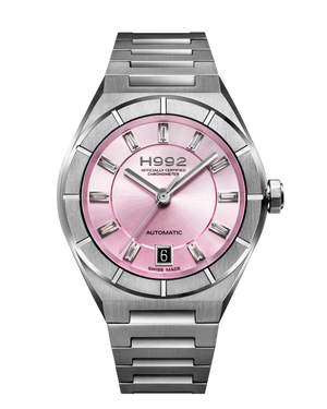 H992 H2 Pink + Silver Diamonds Watch