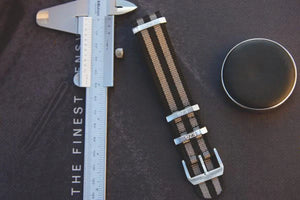 Eza Black-Grey NATO Strap