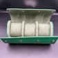 Green leather watch case