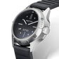 LM01 Type D Steel and Black dial