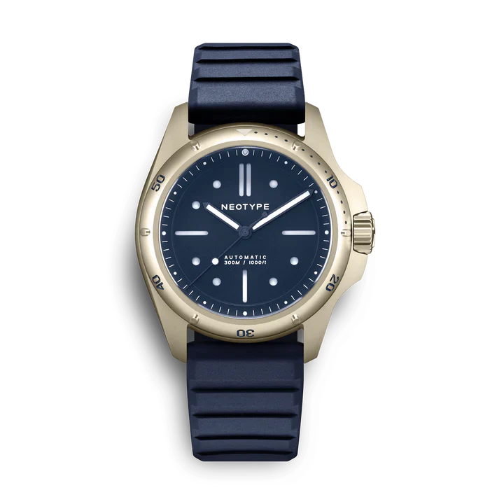 LM01 Type D Steel PVD Gold and Blue dial