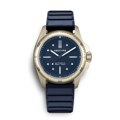 LM01 Type D Steel PVD Gold and Blue dial