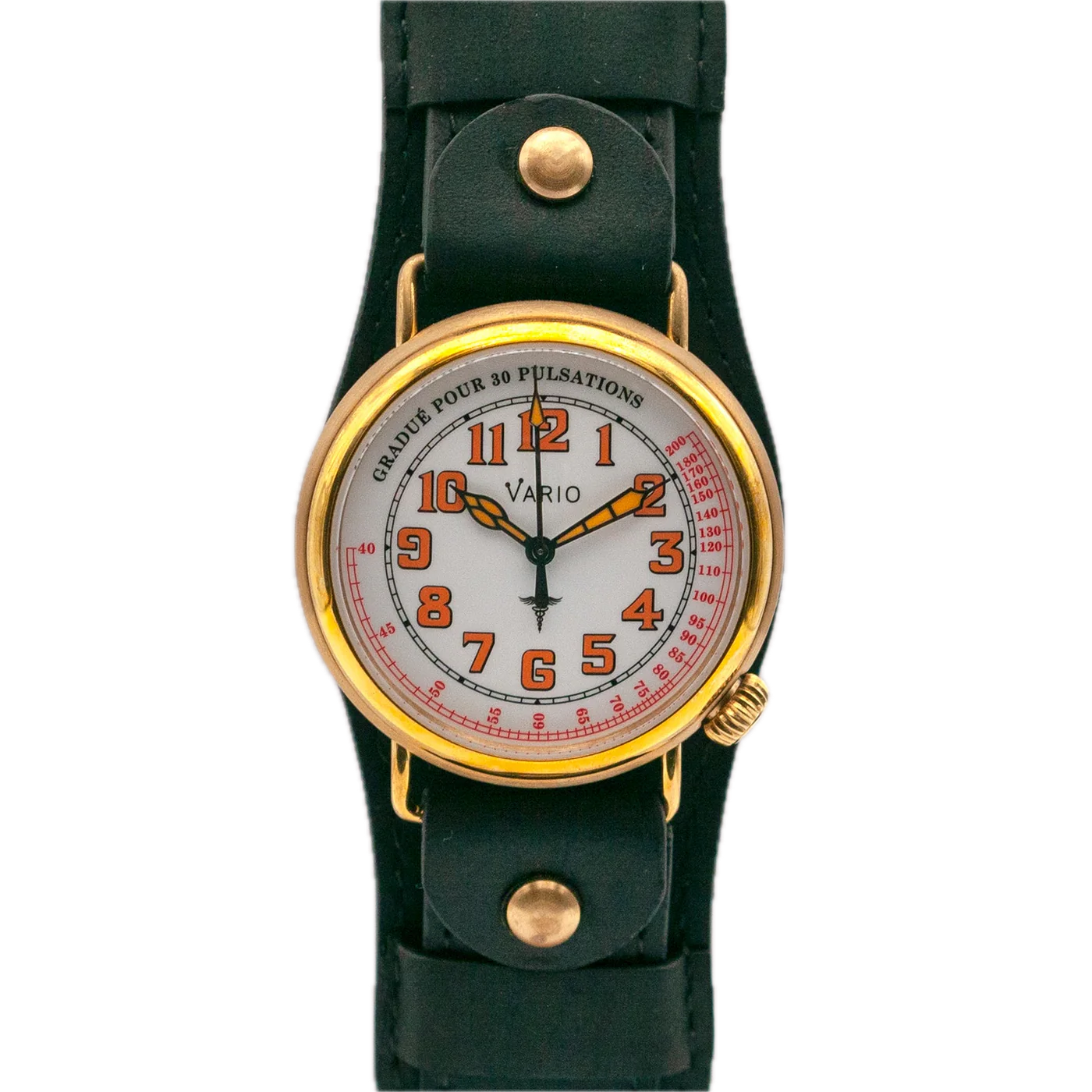 Vario 1918 Medic Brass White Dial Orange Lume 