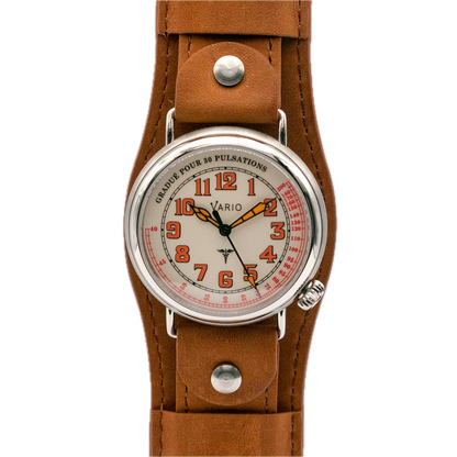 Vario 1918 Medic Cream Dial with Orange Luminescence