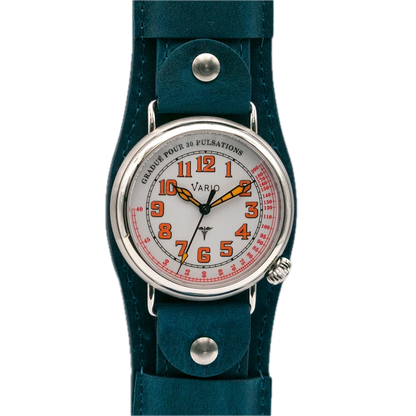 Vario 1918 Medic White dial with orange lumens