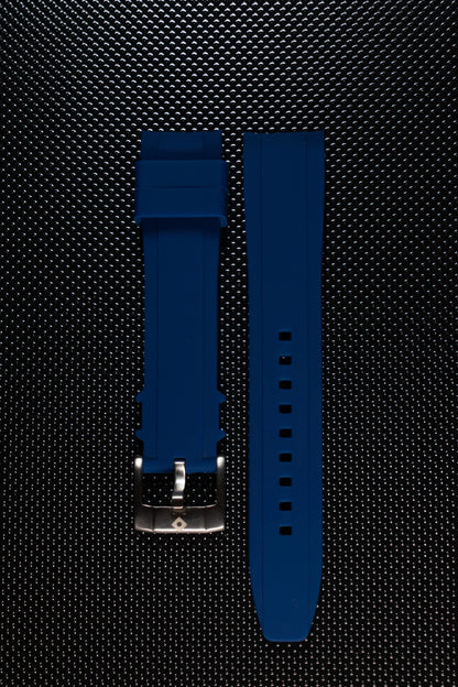 Curved rubber bracelets, pin buckle