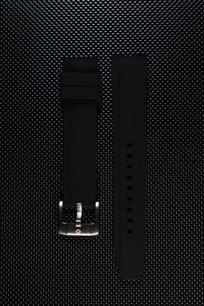 Curved rubber bracelets, pin buckle