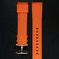 Curved rubber bracelets, pin buckle