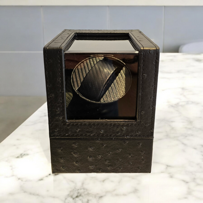 1-SLOT LEATHER WATCH WINDER