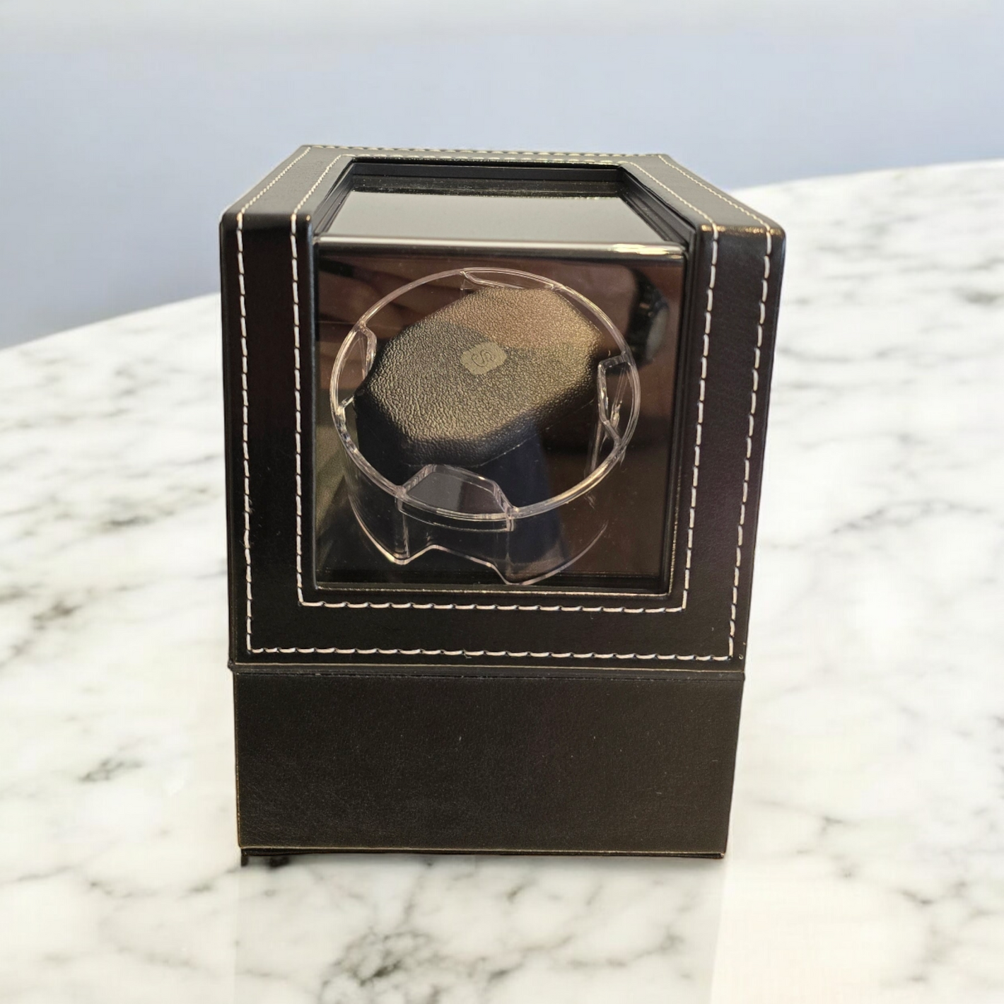 1-SLOT LEATHER WATCH WINDER