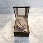 1-SLOT LEATHER AND GREY WATCH WINDER