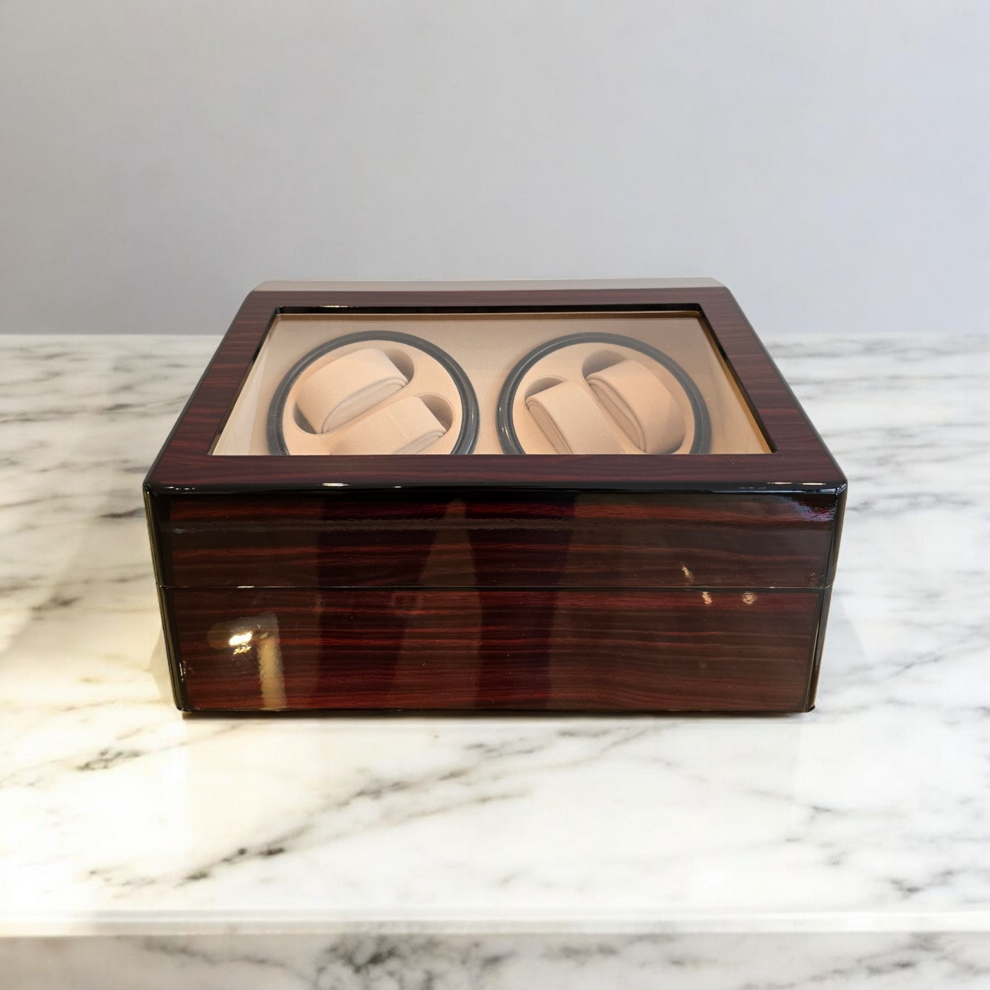 4-SLOT POLISHED WOODEN WINDER