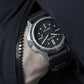 LM01 Type D Steel and Black dial
