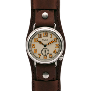 Vario 1918 Trench with cream and orange luminescent dial