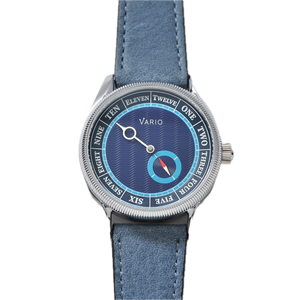 Vario NAVI Single Hand Deep Water Blue Small Seconds Compass