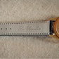 Smooth leather watch strap
