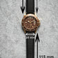 Smooth leather watch strap